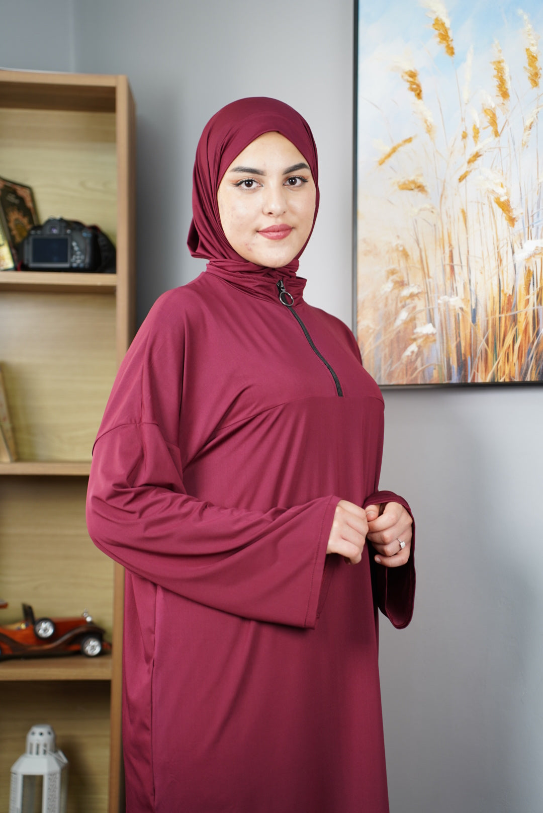 بوركيني نسائي Palmier 3 Pièces | Maillot de Bain Mestour